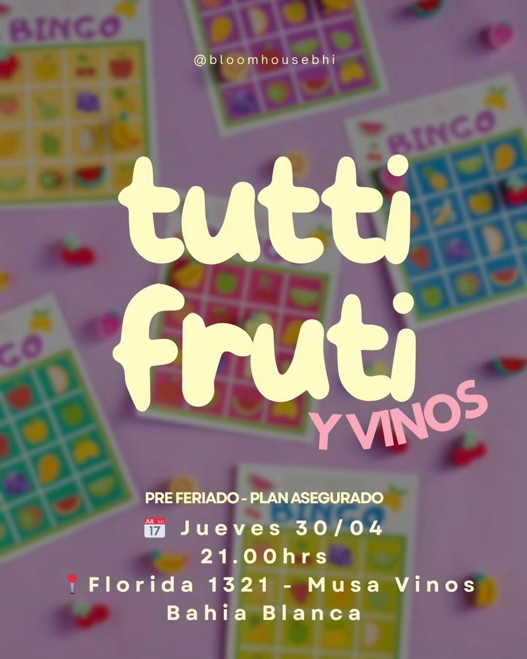 Tutti Fruti y Vinos