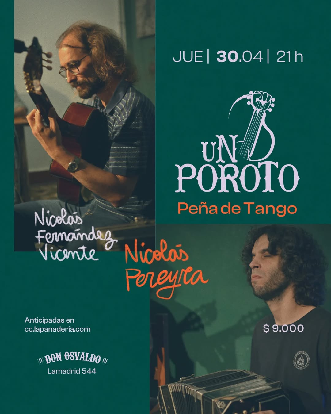 Peña de Tango 'Un Poroto' - Especial Día del Trabajador