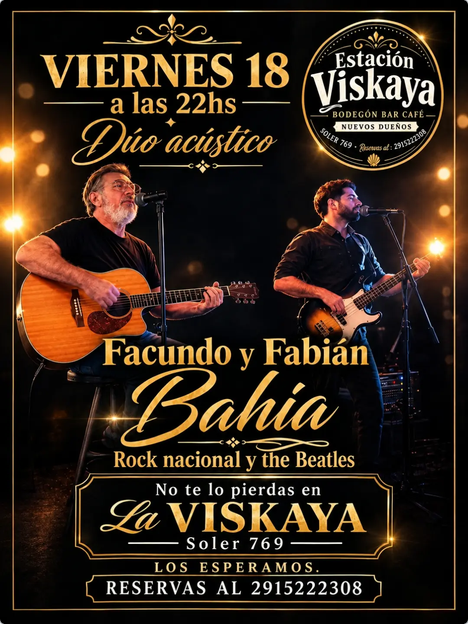 Duo Acústico Facundo y Fabián – Rock Nacional & The Beatles