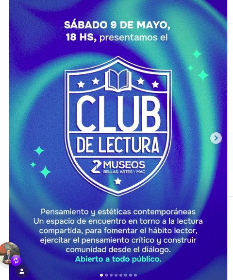 Presentación del Club de Lectura de 2Museos