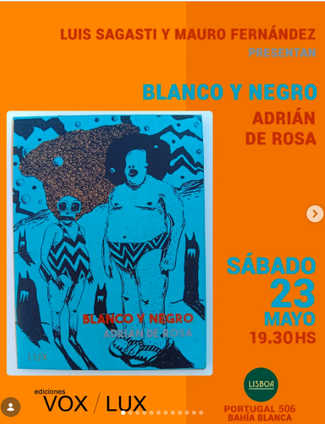 Presentación de libro | 'Blanco y negro' de Adrián de Rosa