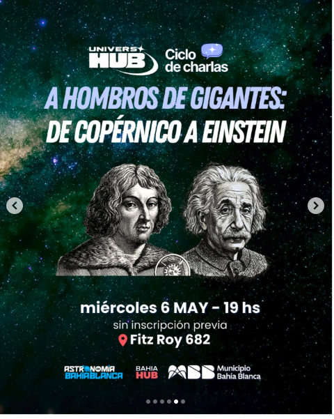 Ciclo de charlas sobre astronomía: A hombros de gigantes