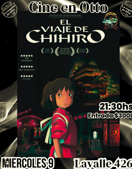 Cine: El Viaje de Chihiro (Studio Ghibli)