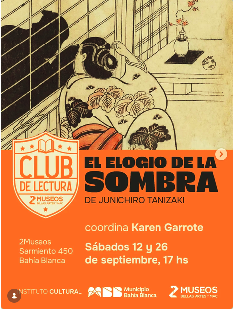Club de Lectura 2Museos – El elogio de la sombra, de Junichiro Tanizaki