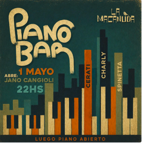 Viernes de Piano Bar en La Macanuda