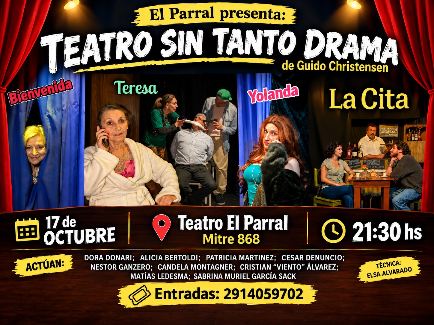 Teatro sin tanto drama