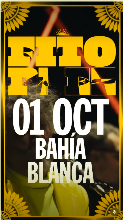 Sale el Sol Tour, Fito Páez Llega a Bahía Blanca
