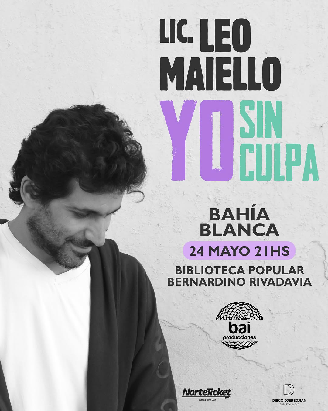 Lic. Leo Maiello presenta “Yo sin culpa”