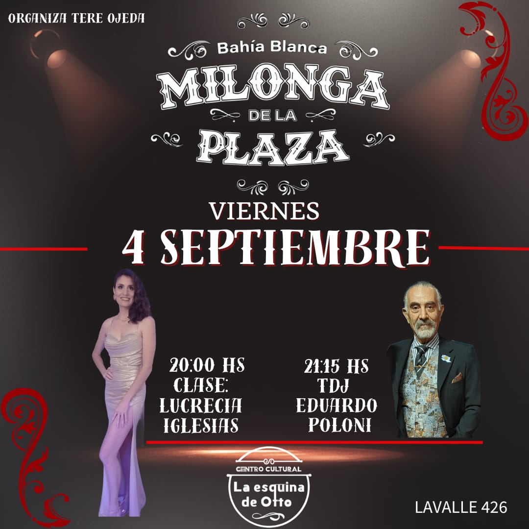 Viernes de Tango! Milonga de la Plaza