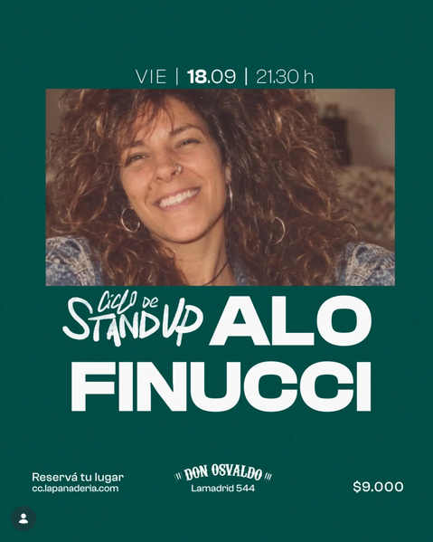 Ciclo Aló Finucci – Stand Up Solo Set