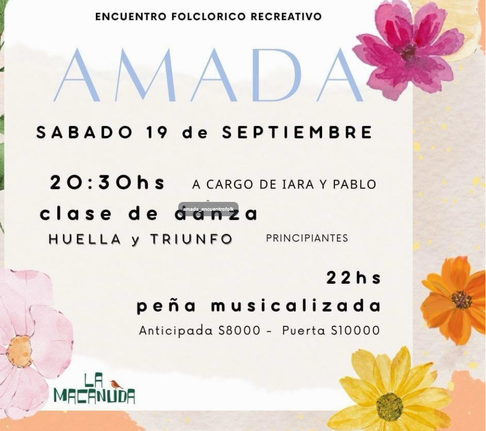 Peña Macanuda junto a nuestros amigos de La Amada