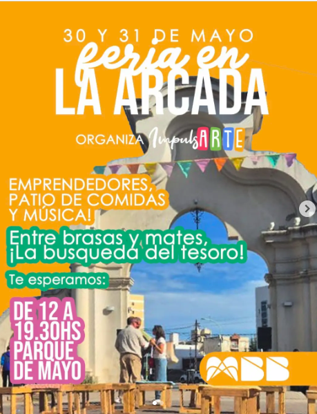 30 y 31 de mayo en la Arcada del Parque
