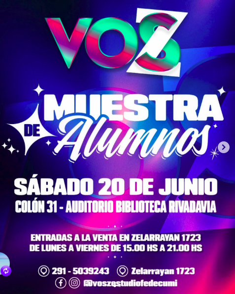 VOSZ | Muestra de Alumnos