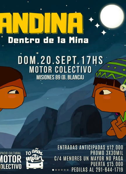 Andina Dentro de la Mina – Vuelven las Aventuras de Rulito y Chiquito en la Noche de Andina