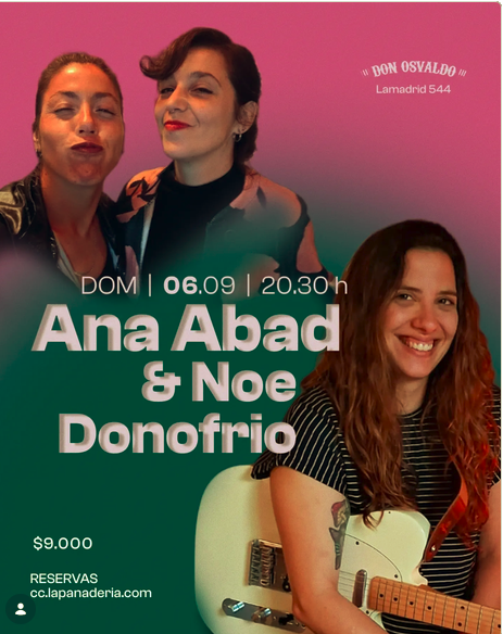 Ana Abad + Noe Donofrio & Claudeta Vul