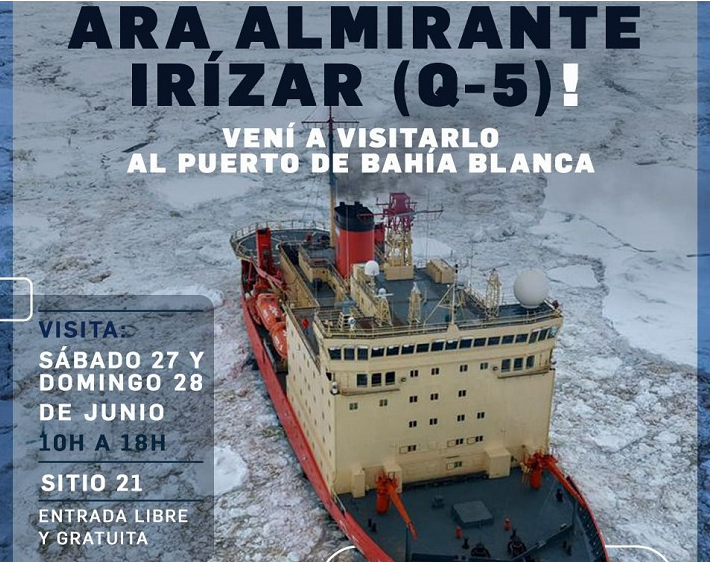 Visita el rompehielos ARA Almirante Irízar