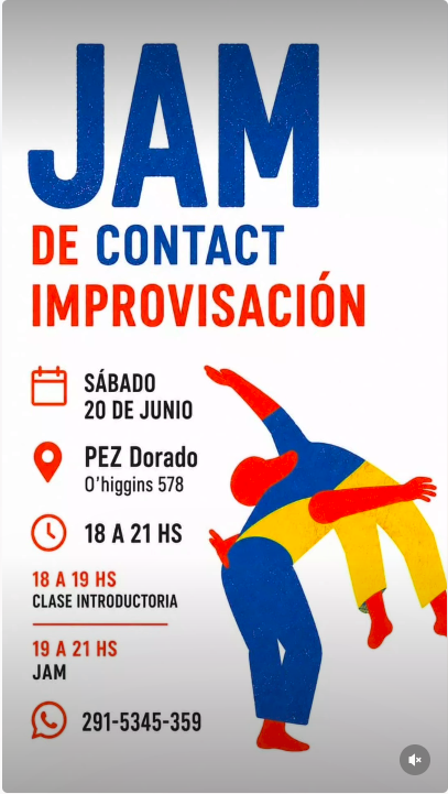 Jam de contact e improvisación