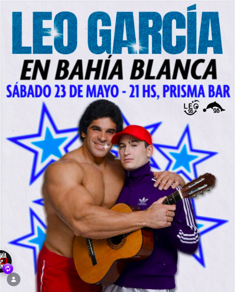 Leo García en Bahía Blanca