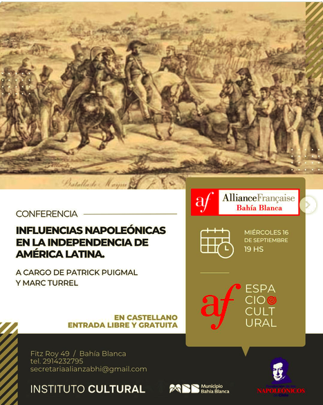 Conferencia: Influencias Napoleónicas en la Independencia de América Latina