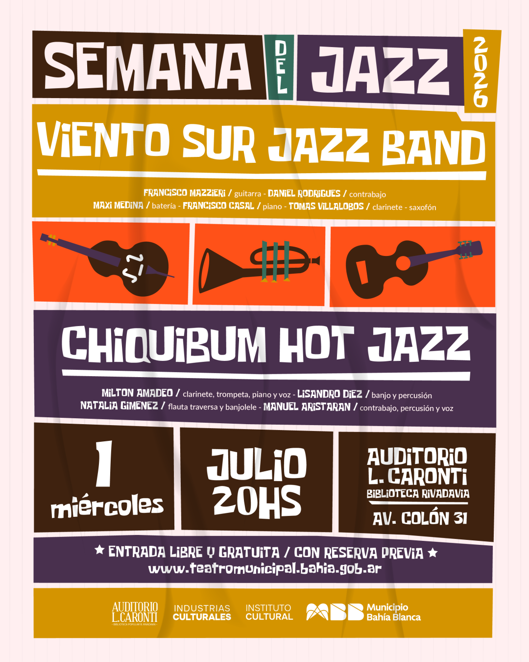 Viento Sur Jazz Band + Chiquibum Hot Jazz