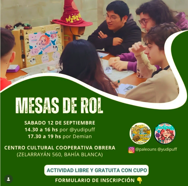 Mesa de rol – Aventura paleontológica