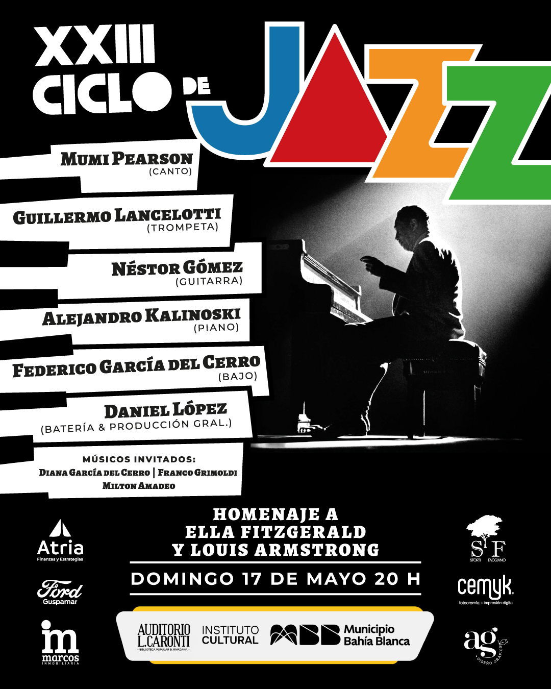 XXIII Ciclo de Jazz: Homenaje a Ella Fitzgerald y Louis Armstrong
