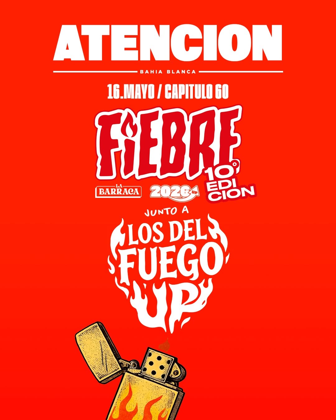 Fiebre 10ma Edición con Los del Fuego