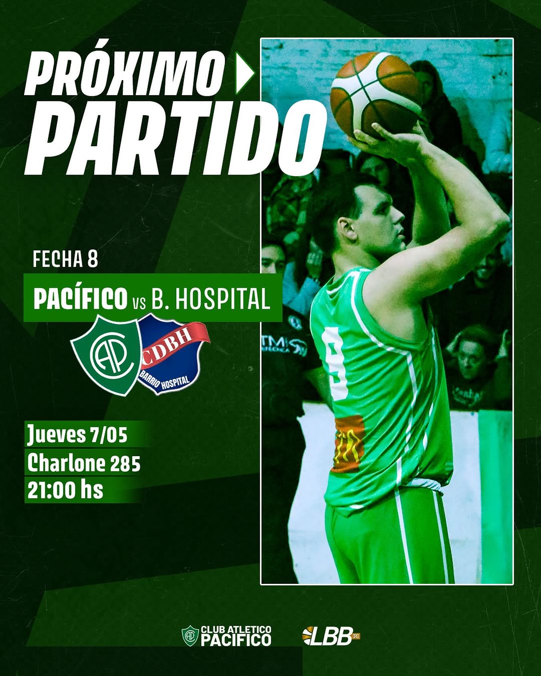 Básquet: Pacífico vs. Barrio Hospital
