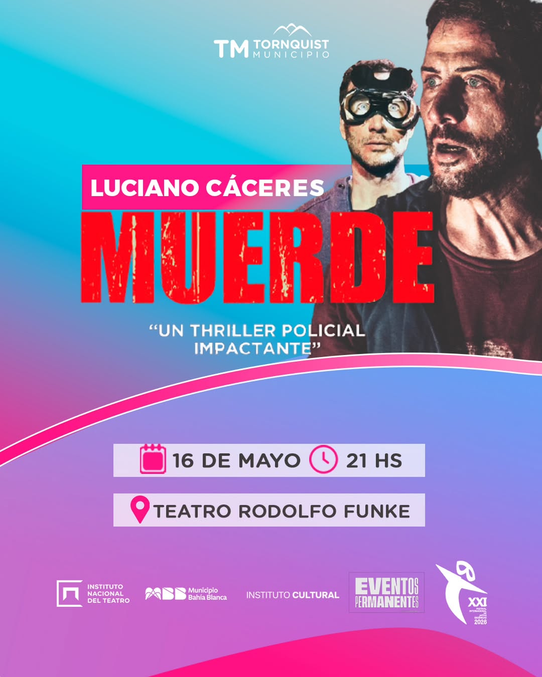 Muerde: Unipersonal de Luciano Cáceres
