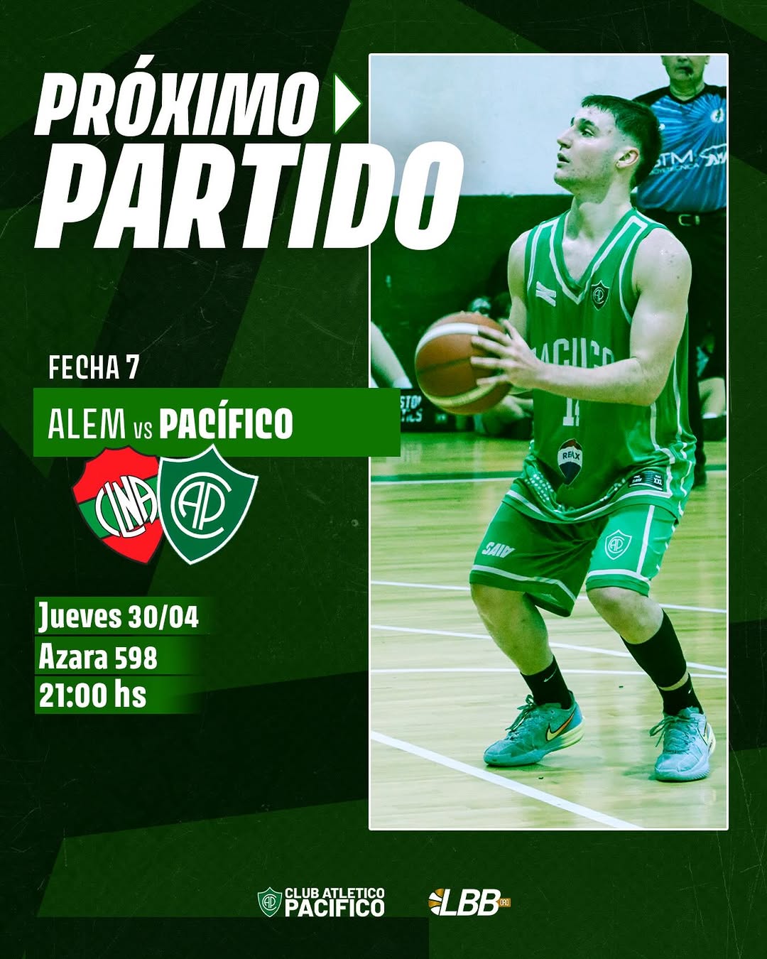 Básquet: Alem vs Pacífico