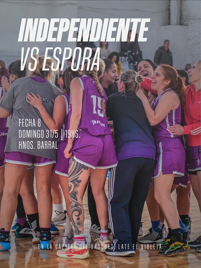 Básquet Femenino: Independiente vs Espora
