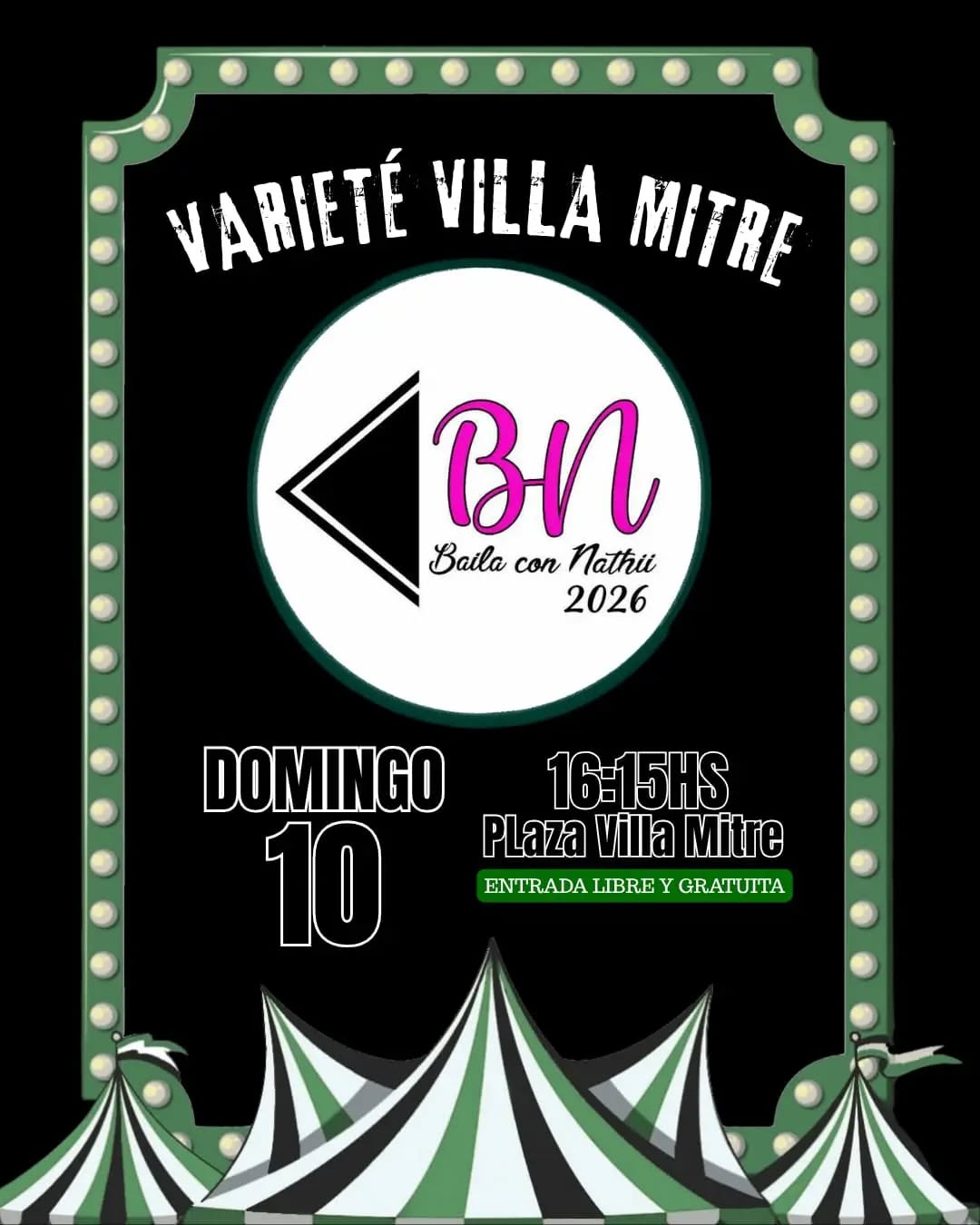 Varieté Villa Mitre: La Bailadera presenta Baila con Nathi