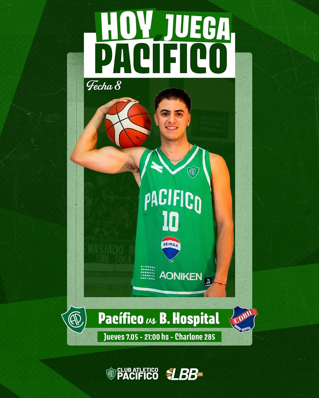 Básquet: Pacífico vs. Barrio Hospital