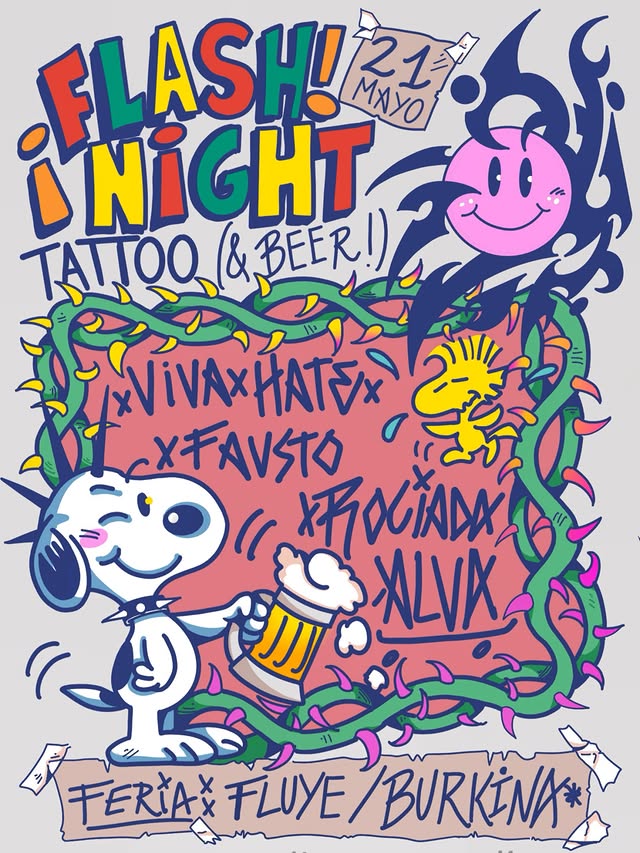 Flash Night Tattoo (& Beer!)