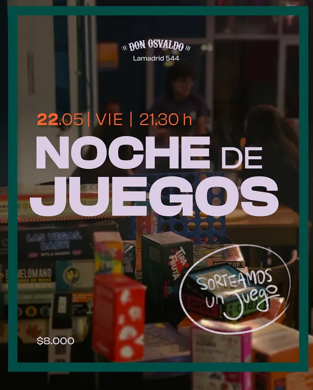 Noche de Juegos - Lykos Jugada Vida