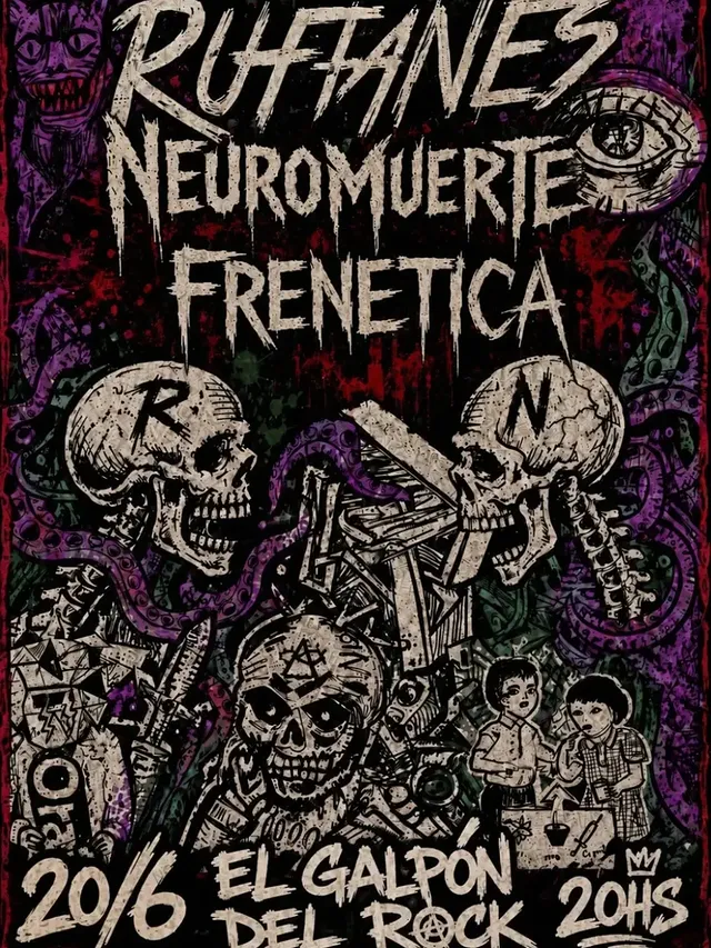 Rufianes + Neuromuerte + Frenética