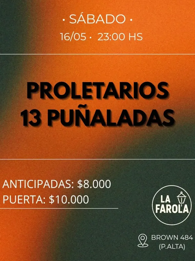 Proletarios + 13 Puñaladas