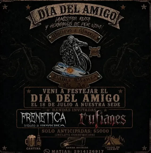 Día del Amigo con Frenética y Rufianes