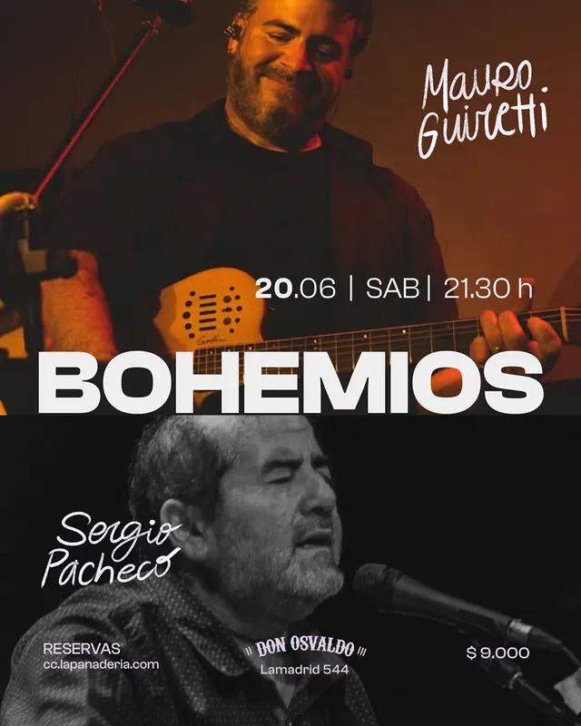 Bohemios: Mauro Guiretti y Sergio Pacheco