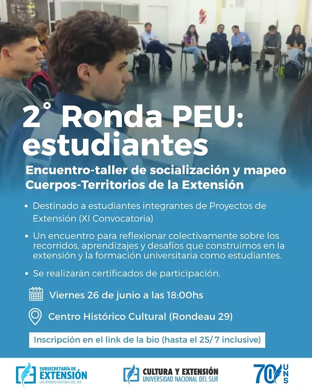 2° Ronda PEU: estudiantes - Encuentro-taller de socialización y mapeo Cuerpos-Territorios de la Extensión