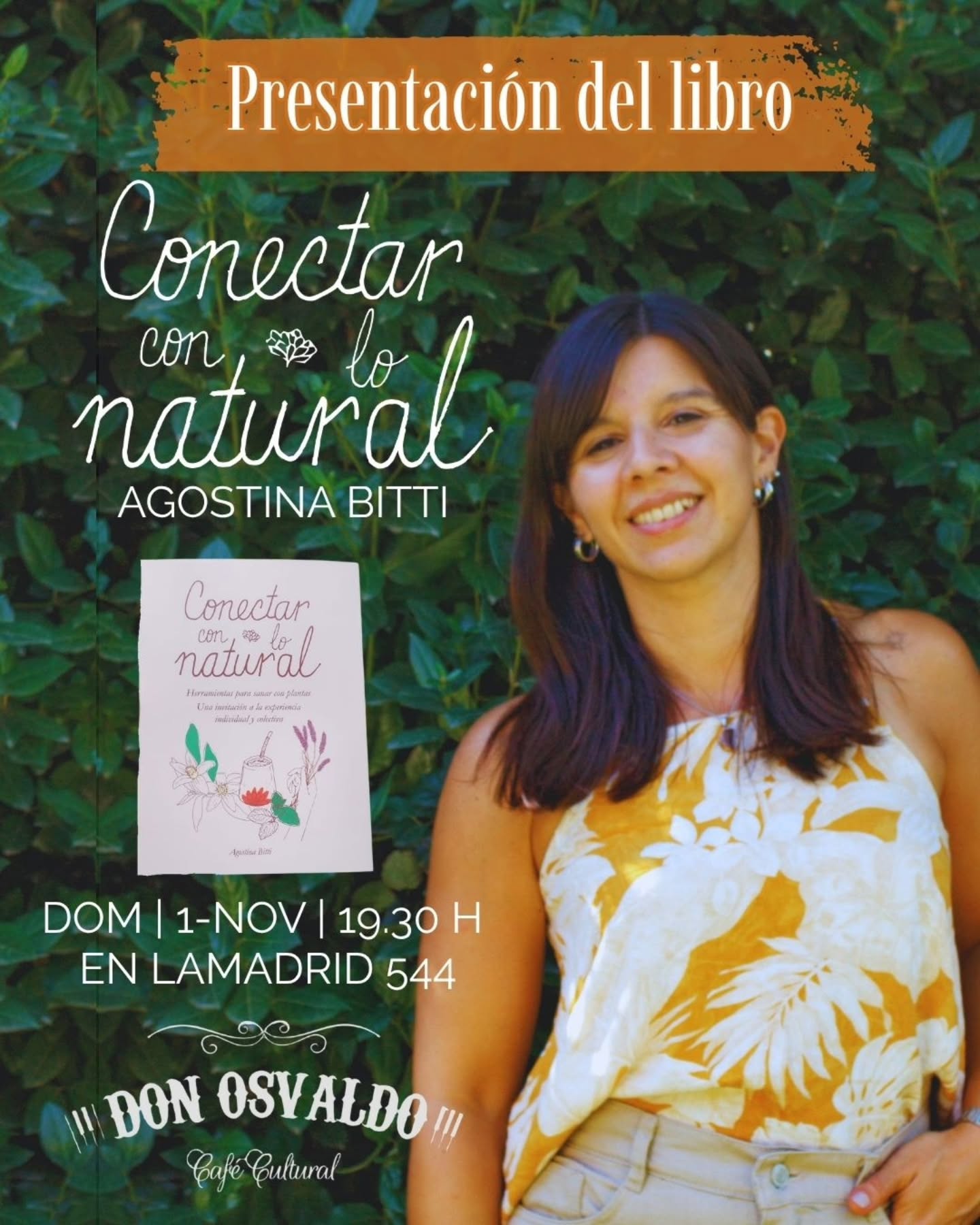 Presentación del libro “Conectar con lo natural” de Agostina Bitti
