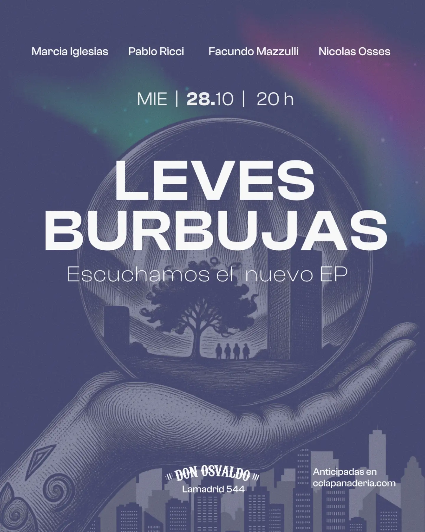 Marcia y la Marea – Escucha del EP Leves Burbujas