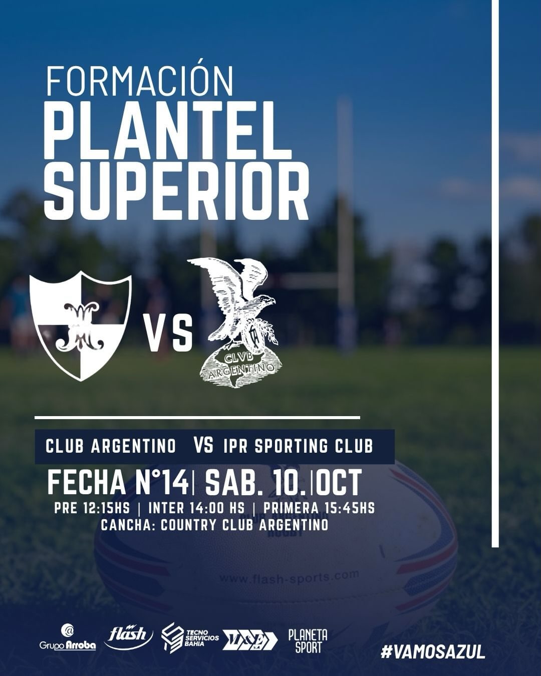 Club Argentino vs IPR Sporting Club - Torneo Regional 2026 (Rugby TRP A)