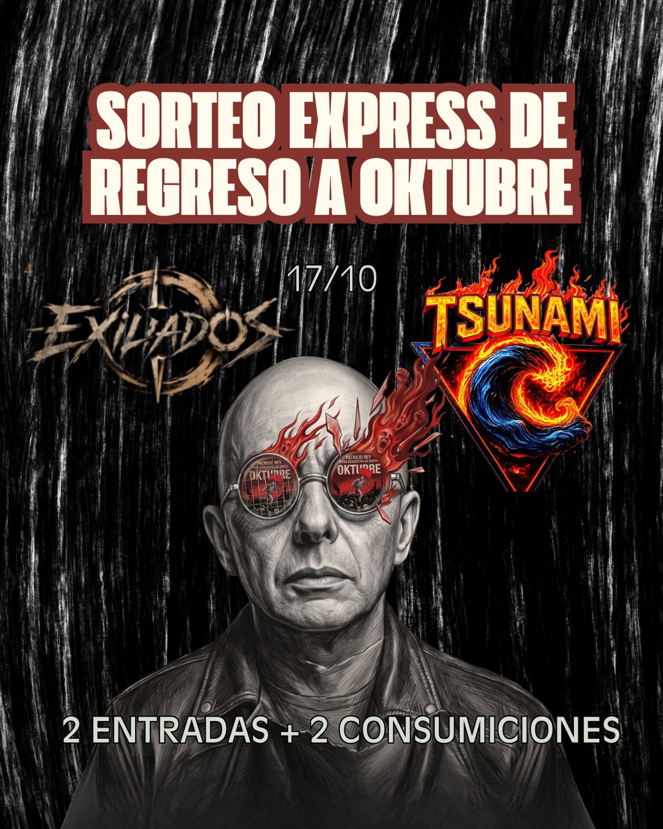 Regreso a Oktubre: Exiliados + Tsunami