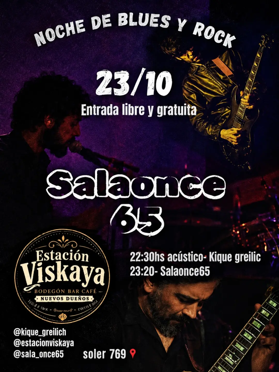Noche de Blues y Rock