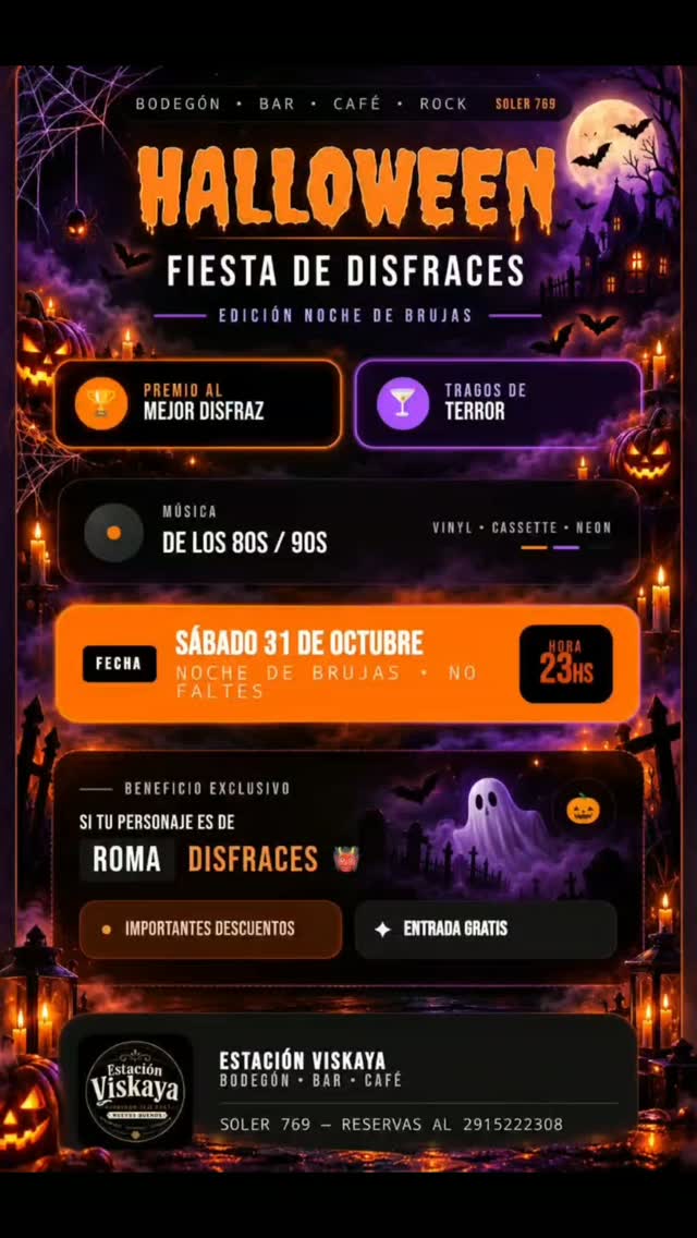 Halloween Fiesta de Disfraces