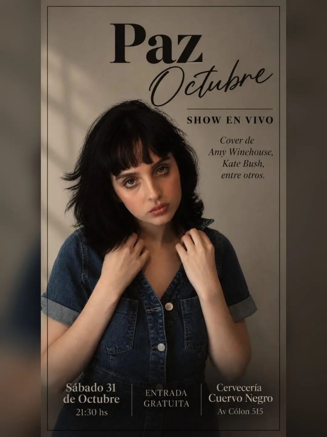 Paz Octubre - Show en Vivo