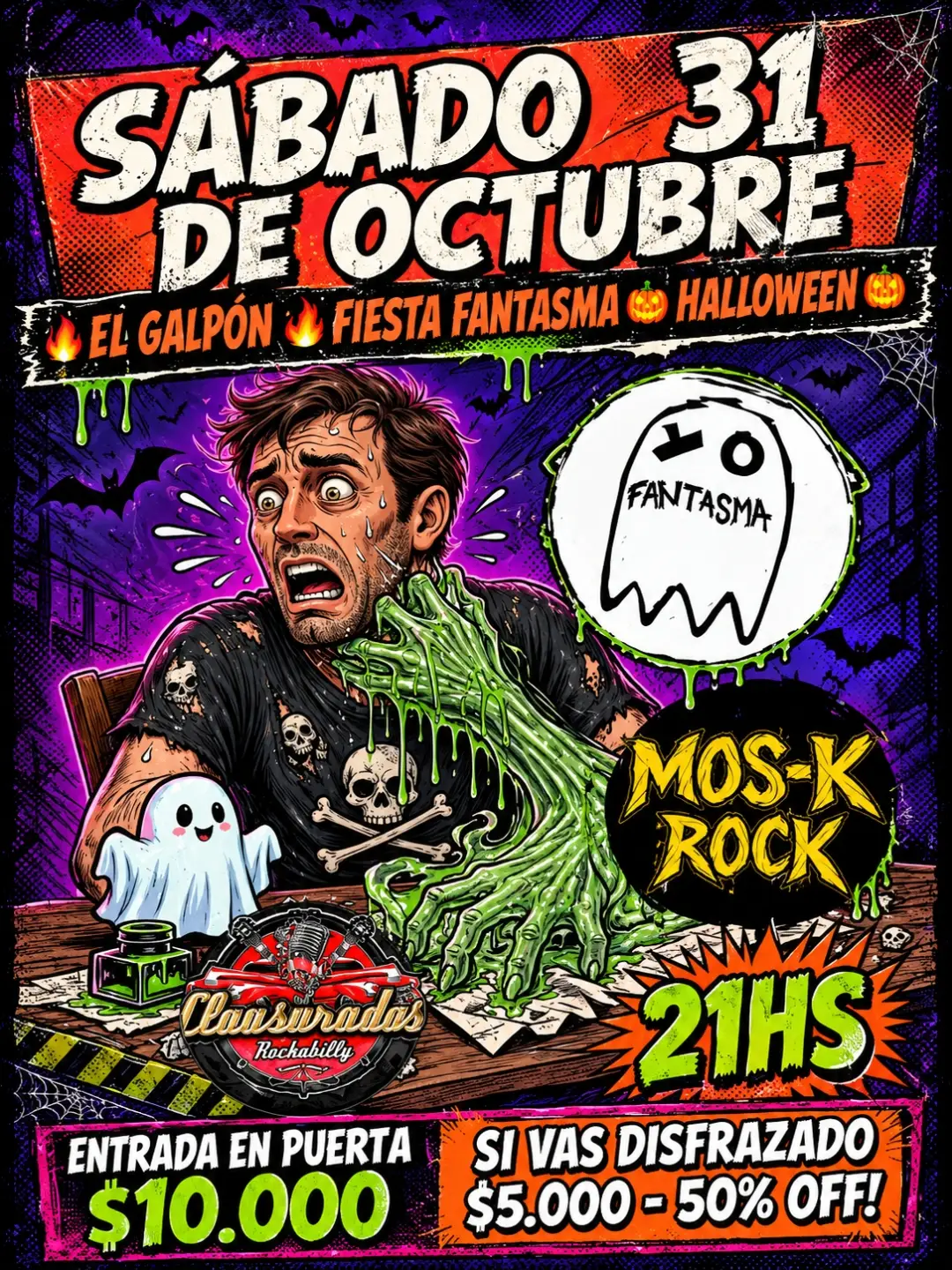 Fiesta Fantasma Halloween