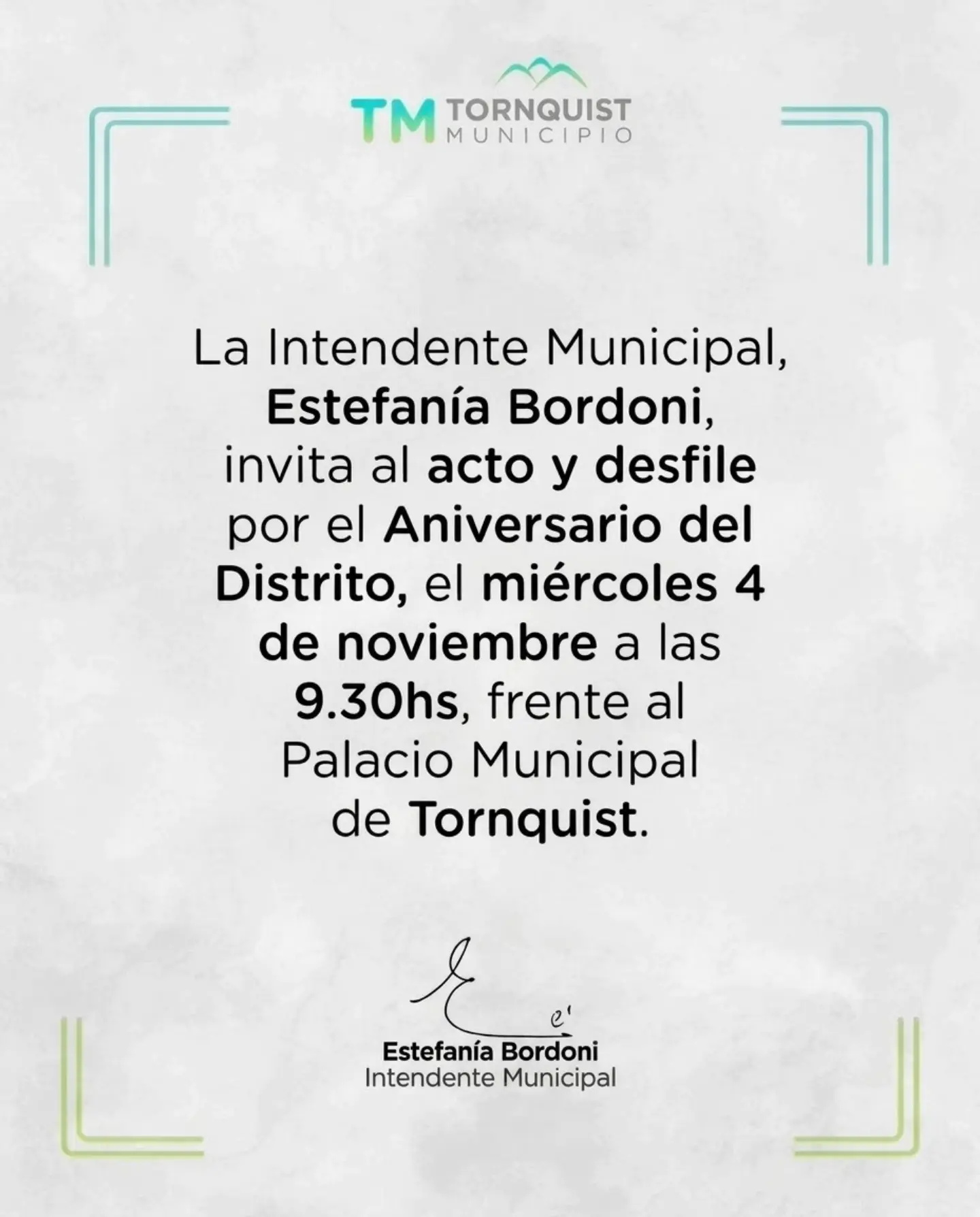 Acto y desfile por el Aniversario del Distrito